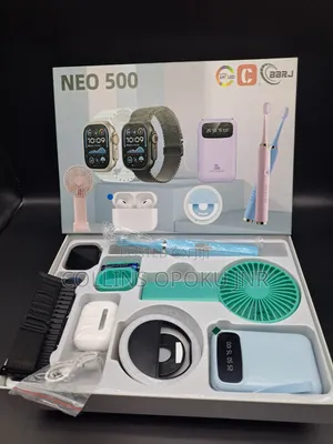 12-in-1 Smart Watch Combo Set - Blue