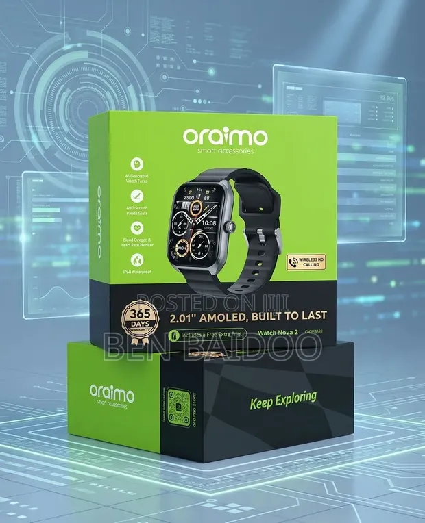 Oraimo Watch Nova 2 Smartwatch - 1