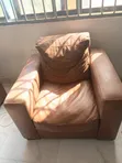 100% Leather Living Room Sofa Set - Quick Sale - 1