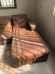 100% Leather Living Room Sofa Set - Quick Sale - 2