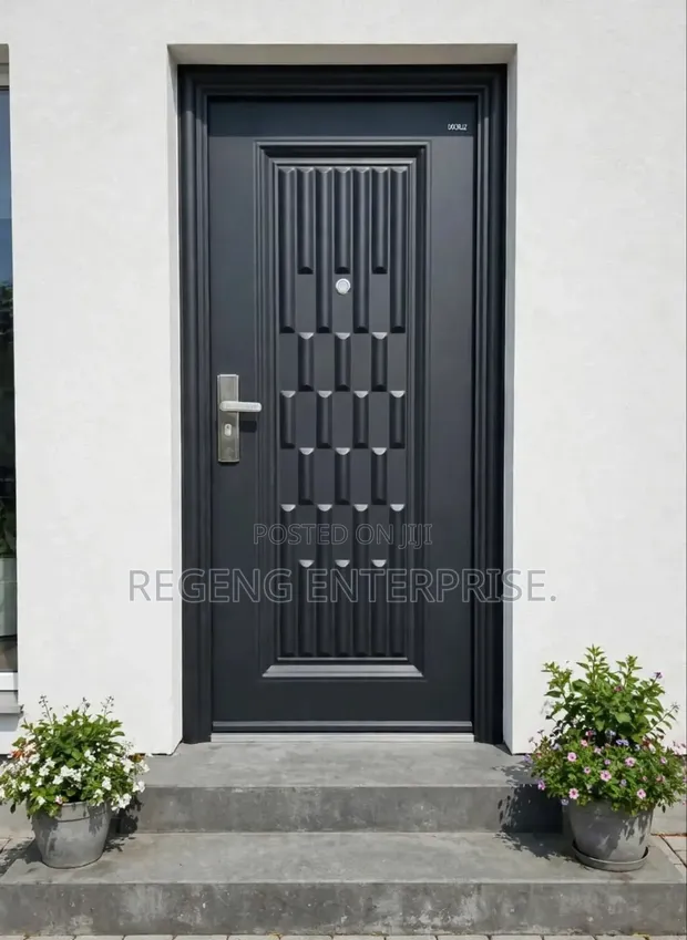 Solid Galvanized Security Door - Brand New - 1
