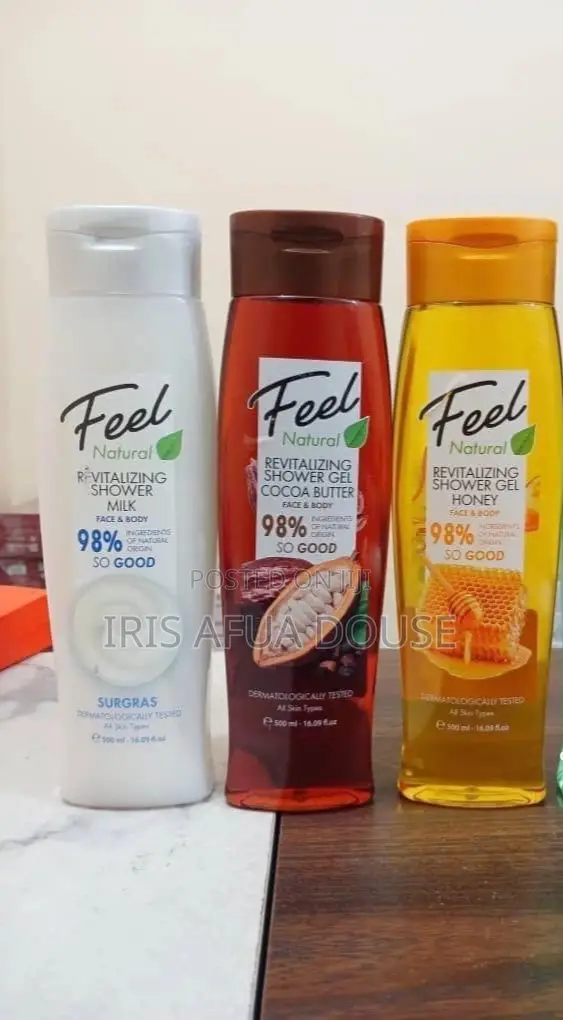 Feel Natural Shower Gels - 4 Scents Available - 1
