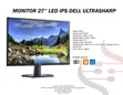 Dell U2713HMT UltraSharp 27" QHD Monitor - 1