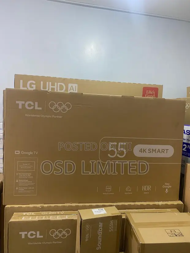TCL 55" 4K Google TV (2025 Model) - 1