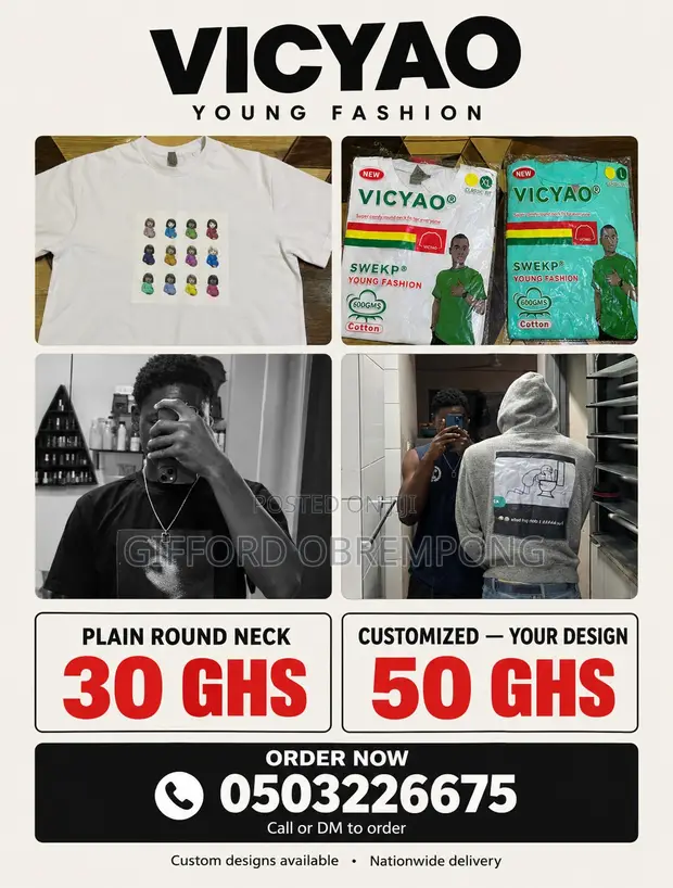 Customizable Round Neck T-Shirts - 1