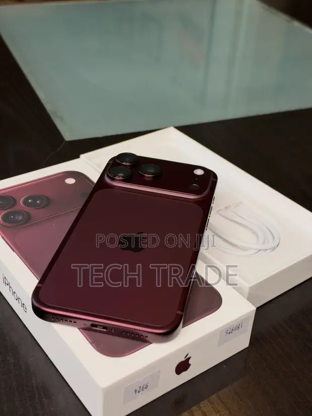 New Apple iPhone 18 Pro 256GB Burgundy - 1