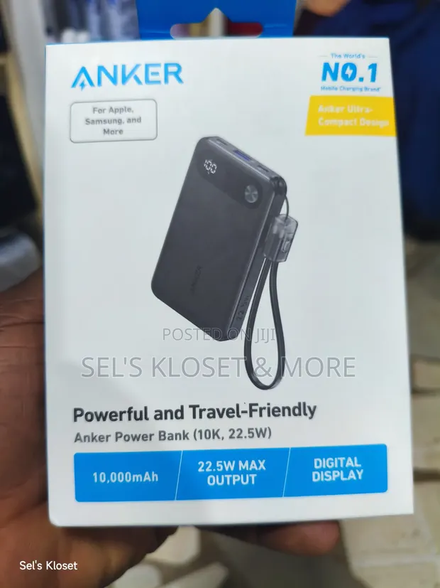 Anker Power Bank (10000mAh, 22.5W) - 1