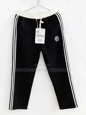 Men's Black & Blue Joggers - Size 33