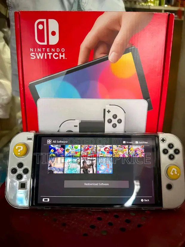 Nintendo Switch OLED Model with Games - 1
