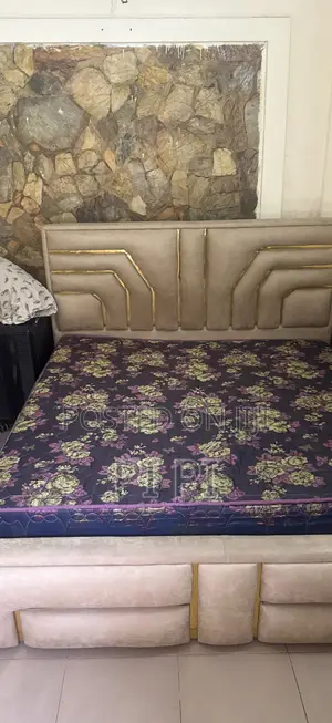 Queen Bed Frame and Foam Mattress