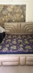 Queen Bed Frame and Foam Mattress - 1