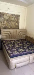 Queen Bed Frame and Foam Mattress - 2