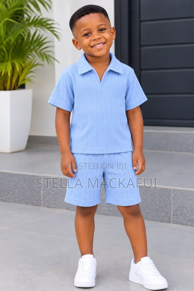 2pcs Boys Clothing Set (Ages 5-6) - 1