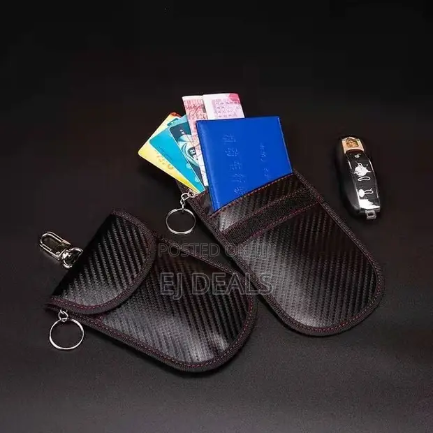 Faraday Pouch for Car Key Fobs - RFID & Wireless Signal Blocking - 1