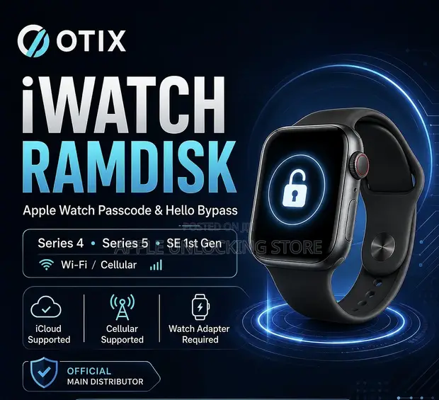 OTIX iWatch Ramdisk: Passcode & Hello Bypass for Apple Watch S4/S5 - 1