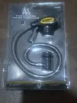 A/C Pro Reusable R134a Car AC Charging Hose with Pressure Gauge - 1