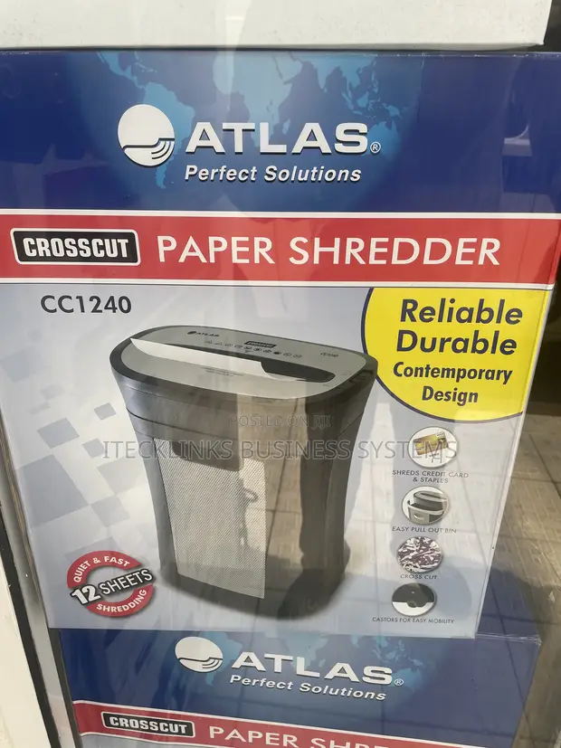 CC1240 Paper Shredder - 12 Sheet Capacity - 1