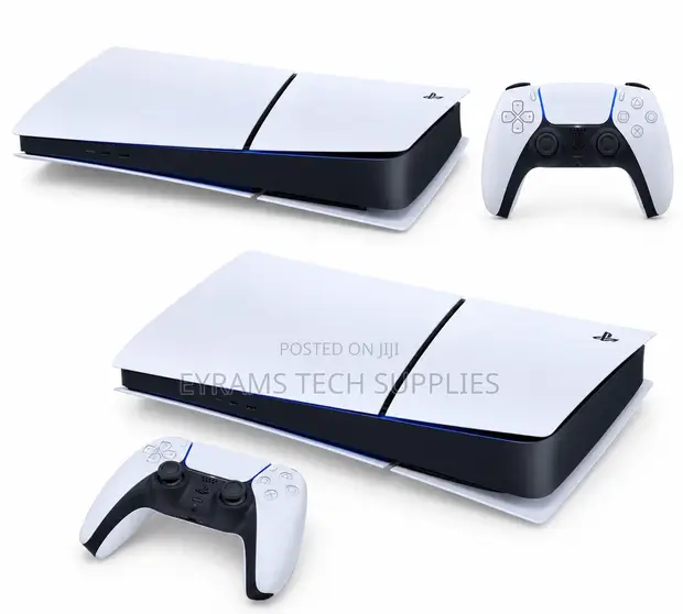 Sony PlayStation 5 PS5 Slim Disc Edition 1TB Console + Controller - 1