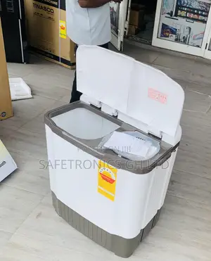 Nasco 5kg Twin-Tub Washing Machine (White)