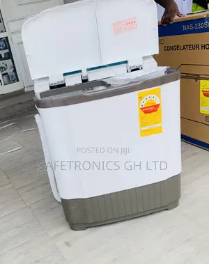 Brand New Nasco 5kg Twin-Tub Washing Machine (White)