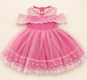 Elegant Pink Dress for Baby Girls (0-18 Months)
