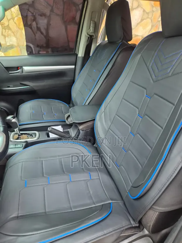 Car Leather Seat Covers - Full Set - 1