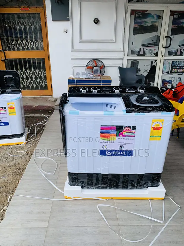Pearl 12KG Twin Tub Semi-Automatic Washing Machine (PWM-12TT) - 1