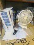 F19 6" Rechargeable Clip Fan - Silent, 360° Rotate - 1
