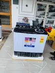 Pearl 12KG Twin Tub Semi-Auto Washing Machine PWM-12TT - 1