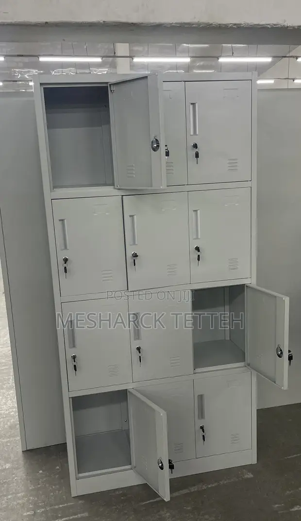 Quality 12 Locker Office Cabinet - 1