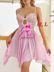 Elegant Lingerie Robe with Inner Set - 1