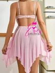 Elegant Lingerie Robe with Inner Set - 5