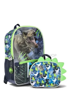 Jurassic World Backpack with Lunch Bag and Charm