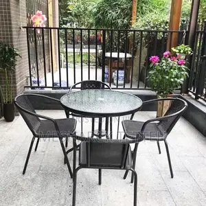 Outdoor Dining Set with 4 Chairs