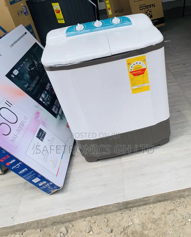 Brand New Nasco 5kg Twin-Tub Washing Machine - 1