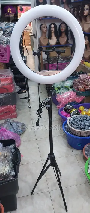18-Inch Ring Light with Tripod Stand and Remote
