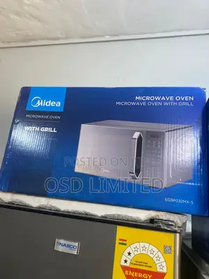 Midea 30L Digital Solo Inverter Quattro Microwave Oven, Silver
