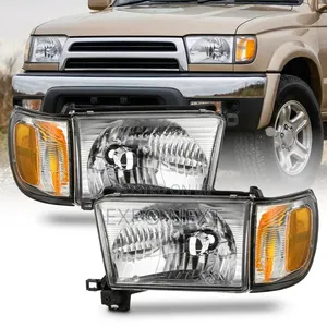 1999-2002 Toyota 4Runner Headlights with Corner Lamps Set (Left+Right)
