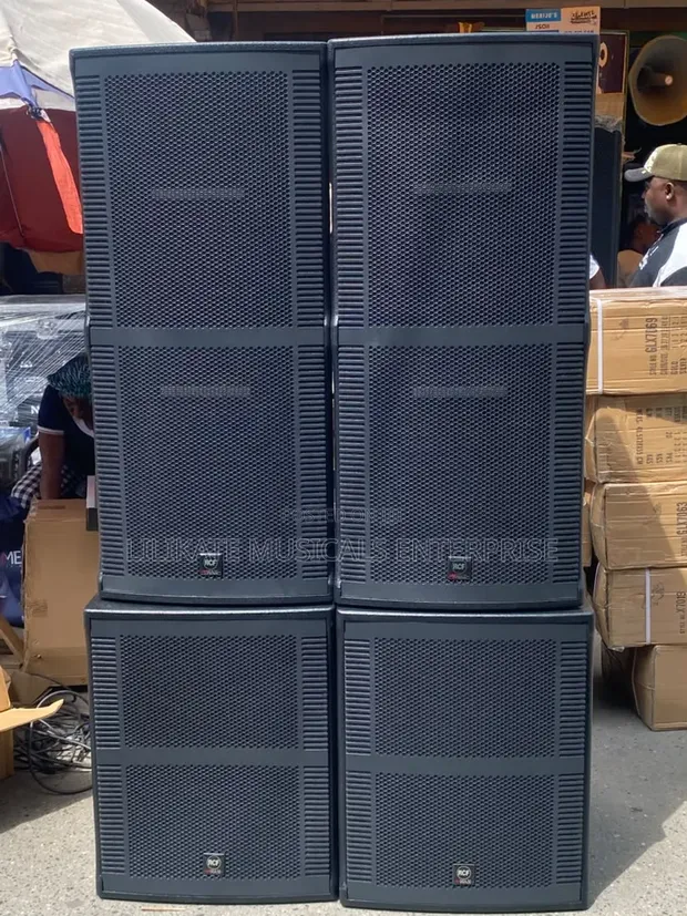 RCF Full Range Speakers & Single Bass Set - 1