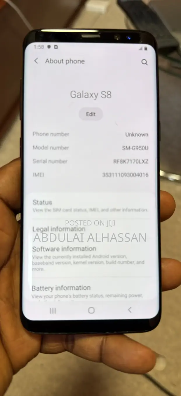 Samsung Galaxy S8 64GB Black - 1