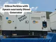Original Perkins 22kva Diesel Generator - Super Silent - 2