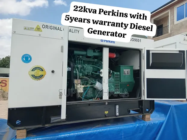 Perkins 22kVA Soundproof Diesel Genset - Brand New - 1