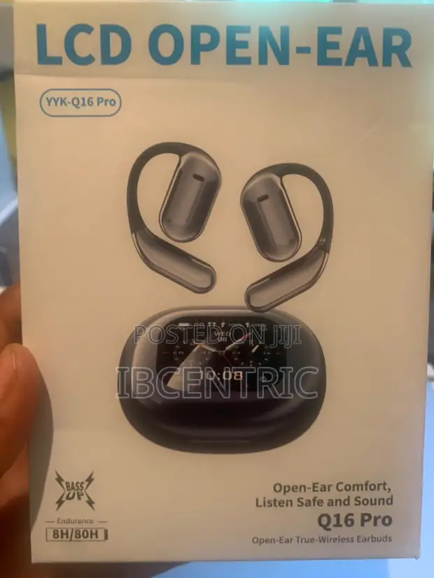 LCD Smart Screen Open-Earbuds - 1