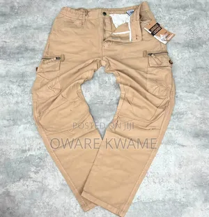 A&D Khaki Side Pocket Joggers