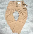 A&D Khaki Side Pocket Joggers - 1