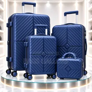 Silicon Luggage Set of 4 - Purple