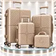 Silicon Luggage Set of 4 - Purple - 3