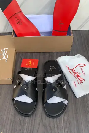 Original Christian Louboutin Leather Slippers
