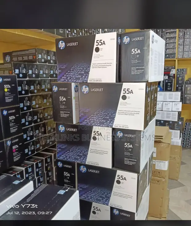 HP 55A Black Toner Cartridge - 1