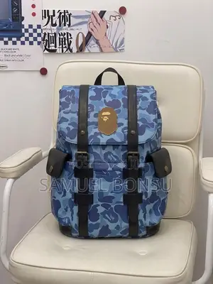 Luxury Leather Flap Executive Backpack